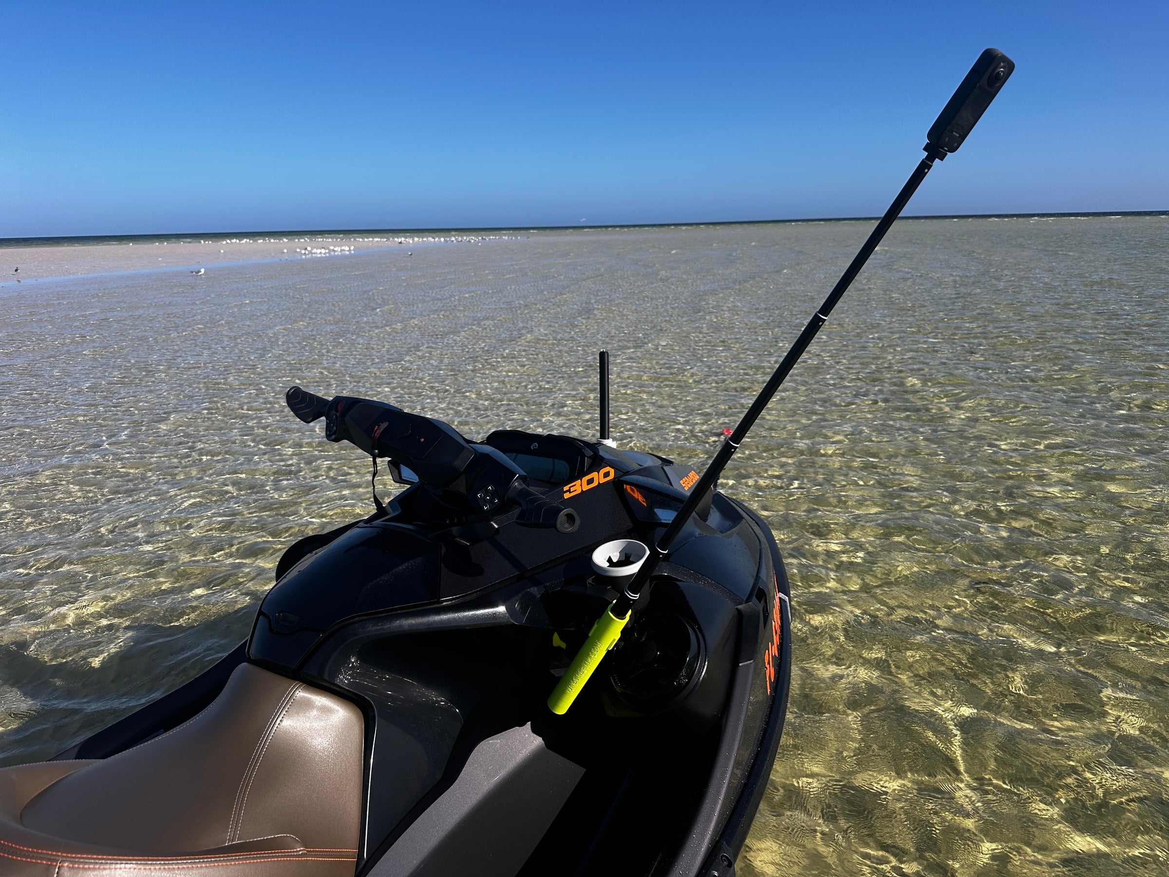 360 Camera mount for the SEA-DOO ski for the sea-doo rod and